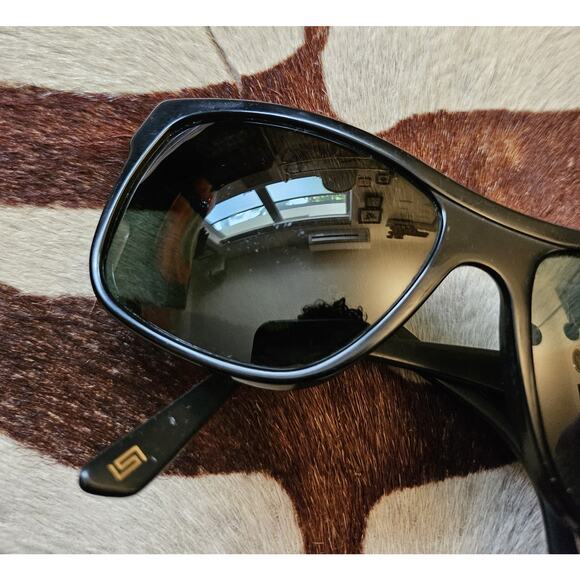 Versace MOD 4179 Black Square Sunglasses 140 Italy - Picture 7 of 10